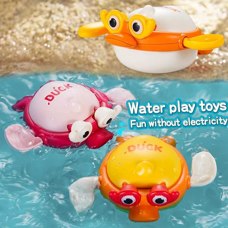 Bath Toys Kids Swimming Clockwork Dolls Play Water Fun Bathing Cute Funny Children Bathroom Shower Bathtub Animals Toy C250915