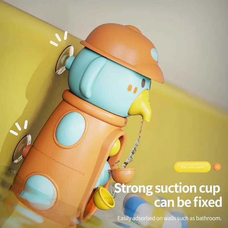 Bath Bathtub Toys for Toddlers 1 2 3 Years Old with Rotatable WaterwheelBathroom Water Scoop Fun Bath Toys for Toddlers C250915