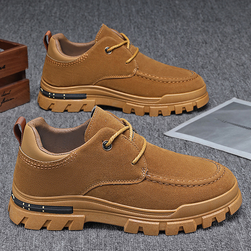 Designer Shoes 025 Autumn New Outdoor Hiking Men's Shoes Sporty Fashion Casual Shoes Thick-soled low-cut workwear shoes Free shipping