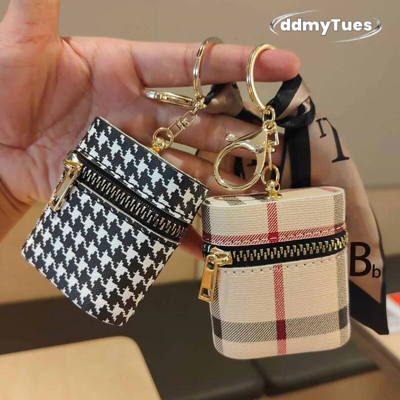 Bestseller Mini Striped Textured Bucket Bag For 4 Pro 2 3 2and1 Headphone Case Can hold other small items Coin purse with hook ddmytues