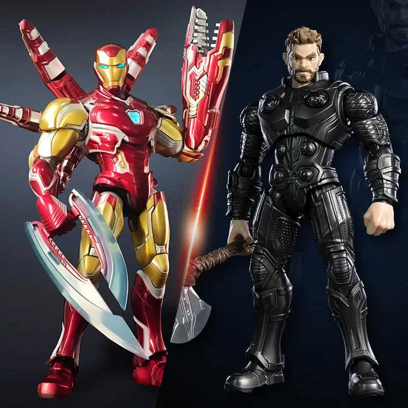 Disney BLOKEES Original : 's The Avengers Set - Build Your Own Figures with Thor, Iron Man (MK85), & Cap L260617