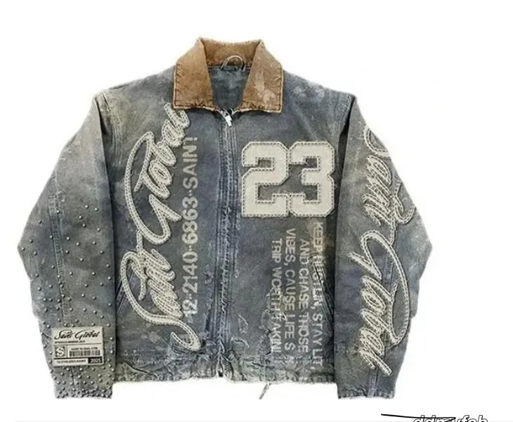 Men's Jackets Streetwear Vintage Leopard Camouflage Jacket Y2k Coats Men Women Hip Hop Letter Patchwork Embroidery Oversized Clothes ddmyFeb