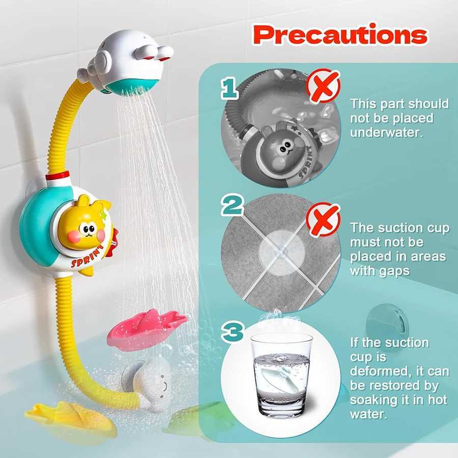 Baby Bath Shower Head Toys for Toddler Bath Toys for Infants Kids Swimming Pool Toys Bathtub Toys for Boys Girls C250915