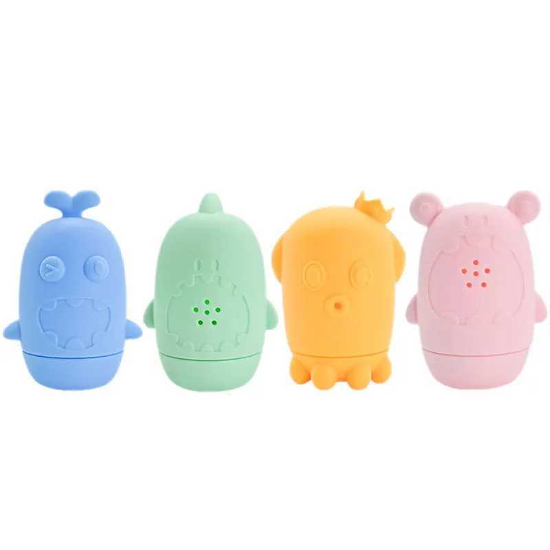 Ocean Series Bathtub Toys Silicone Bath Toys for Babies Bath Toys for Kids Silicone Sprinkler Bathtub Animal Toy C250915
