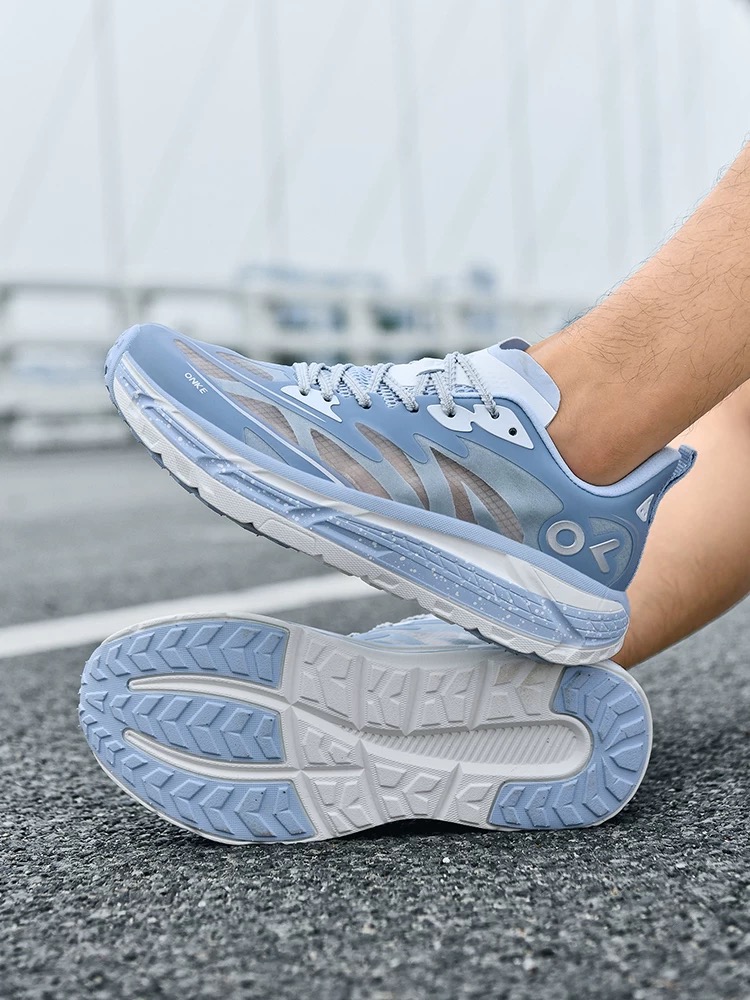 ONKE Women's Running Autumn New Mesh Breathable Couple Sports Soft Sole Shock Absorption Hollow Casual Shoes for Men