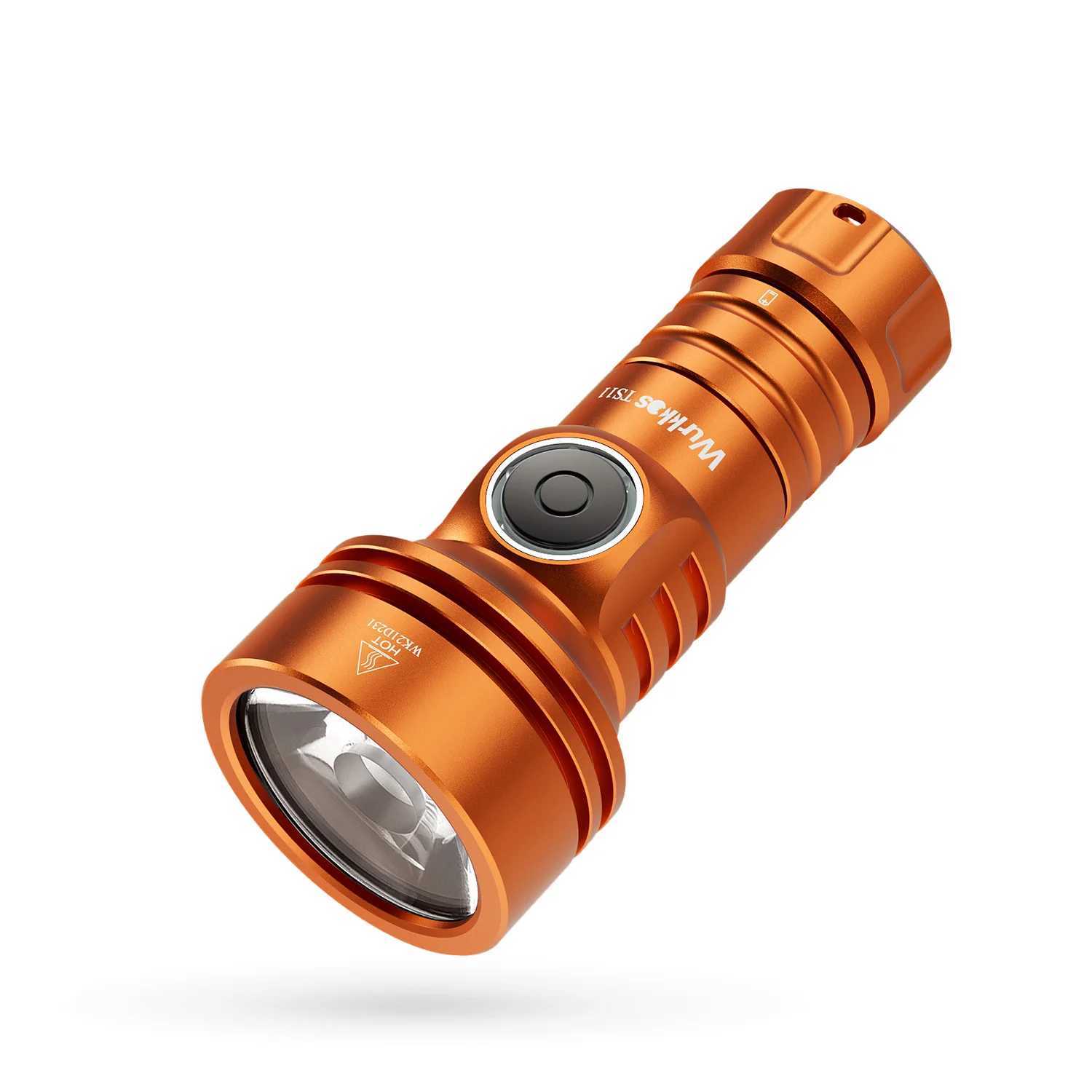 Wurkkos TS11 18350 EDC Mini RGB Auxiliary Flashlight Powerful 2000LM USBC Rechargeable SFT40 Torch IP68 Work Light Anduril 20 C250915