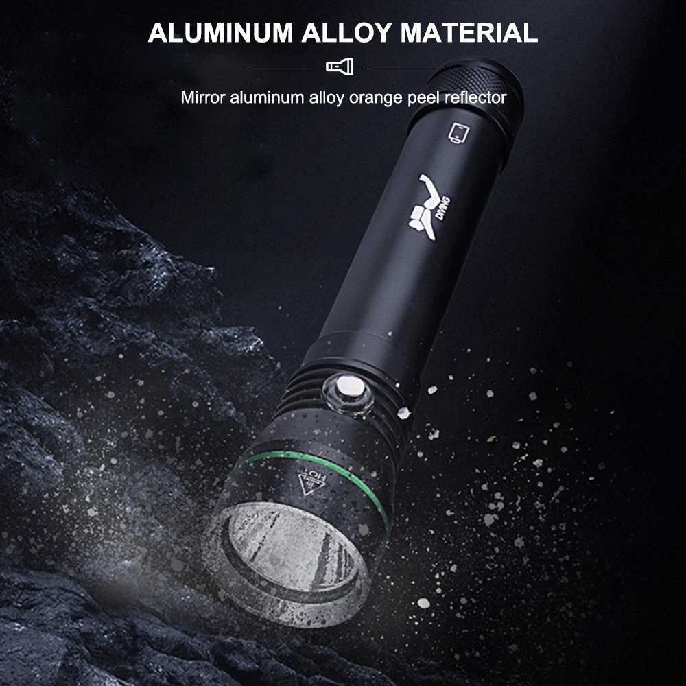 Asafee S4 Underwater Diving Flashlight LED Waterproof Diving Torch 2000 lumen Spearfishing Underwater Hunt Flashlight Light C250915