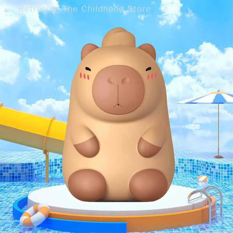 Kawaii Capybara Water Spray Toy Cute Cartoon Bath Toys Summer Outdoor Water Squirt Toys Childrens Splashing Toy For Kid Gifts C250915
