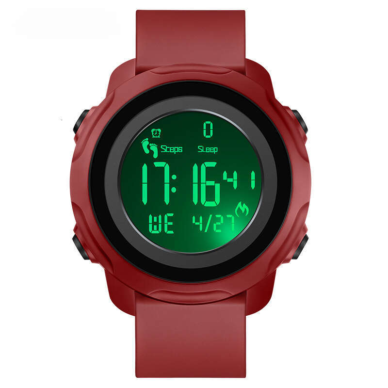 DHwatches Hot-Selling Electronic Step Counter Calorie Waterproof Multifunctional Fashion Simple Unisex Student Watch