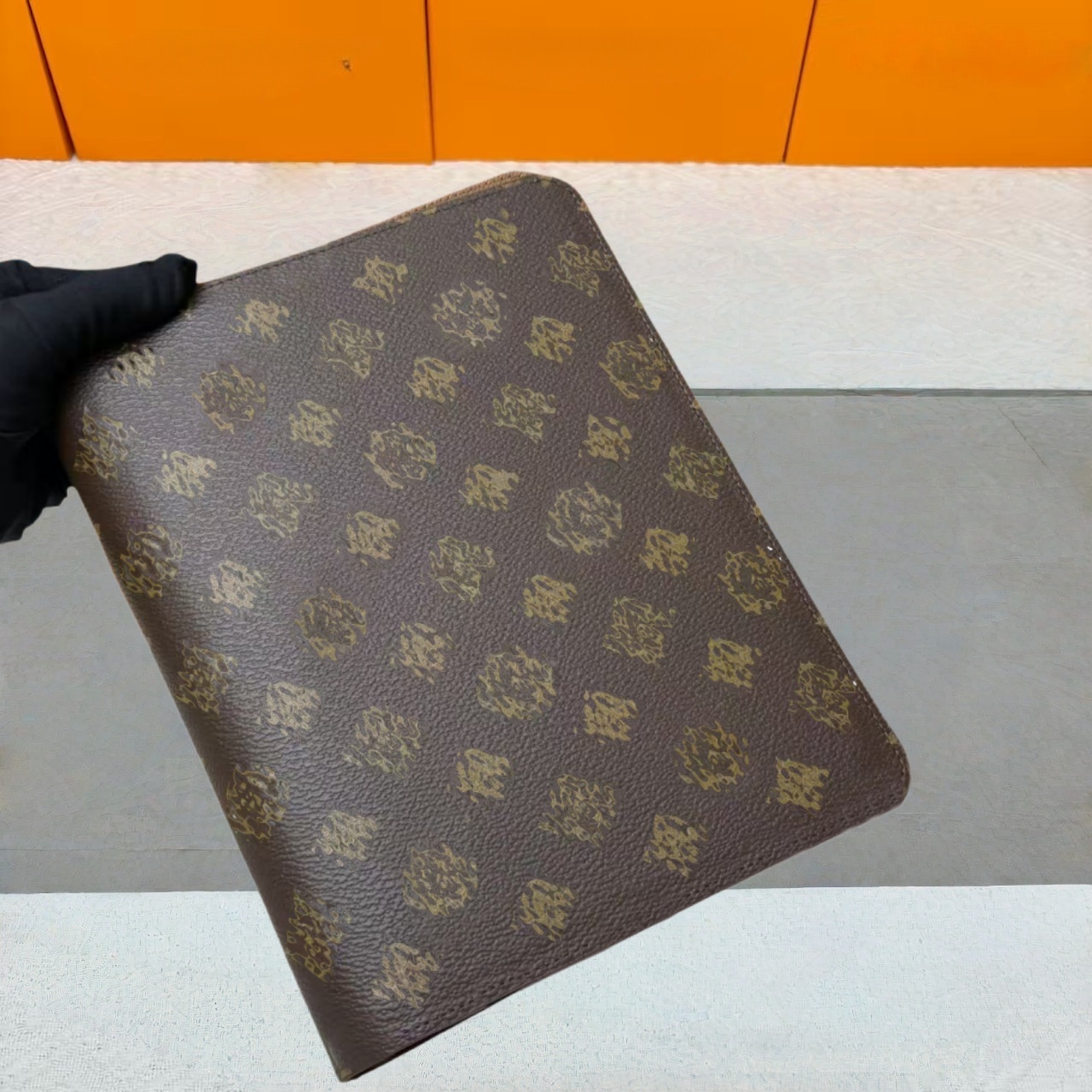 Agenda des concepteurs Grands bourses d'agenda de couverture Business Notebook Diary Protective Case Carte Holder Portefeuilles Designers Designe