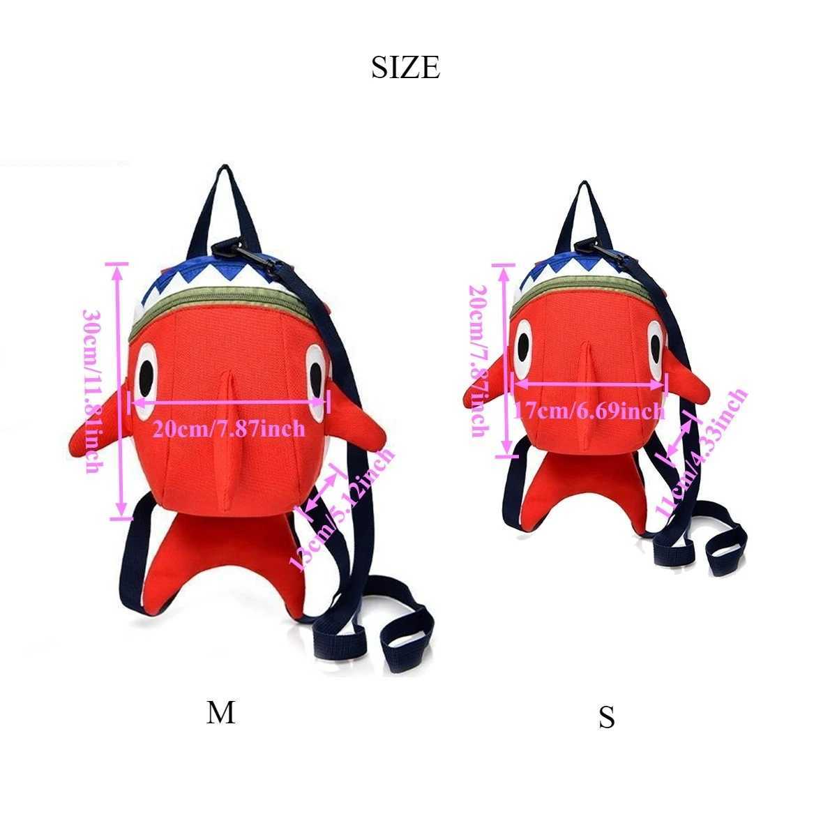 ldrens backpack small backpack 13 years old kindergarten backpack girls backpack ldrens shark bag W250915