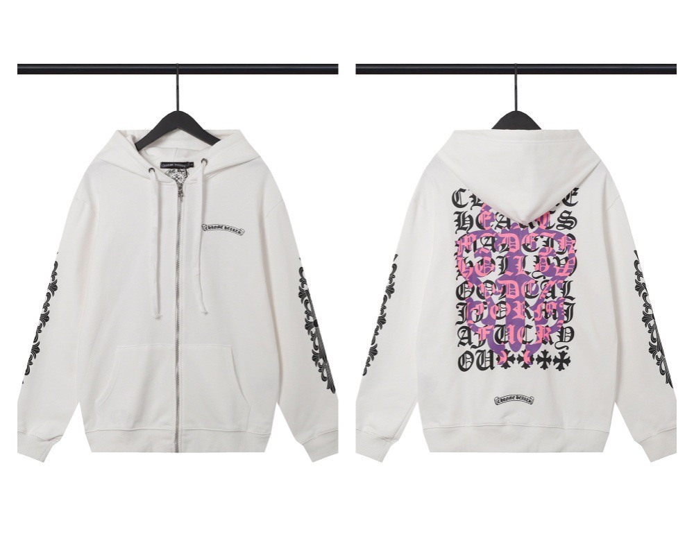 New hooded zipper cardigan jackets for men and women in autumn and winter