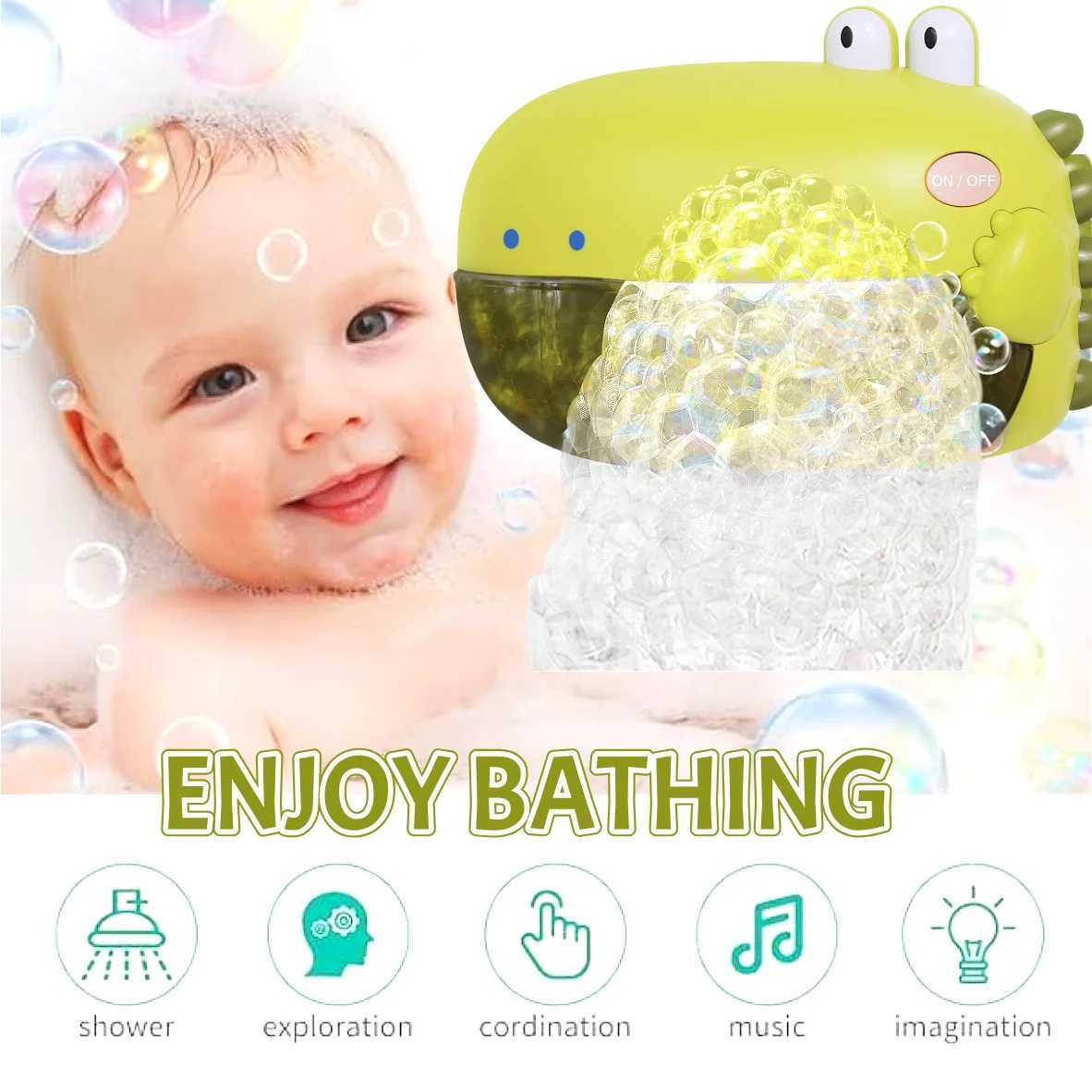Dinosaur Automatic Bubble Machine Bath Toys for ToddlersBlows Bubbles and Plays 12 SongsSingAlong Christmas birthday gift C250915