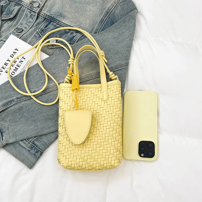 Luxury Brand Designer Bag Bags Summer Woven Bag 2025 New Style Fresh And Artistic Handbag For Women, Versatile Crossbody Tote Bag