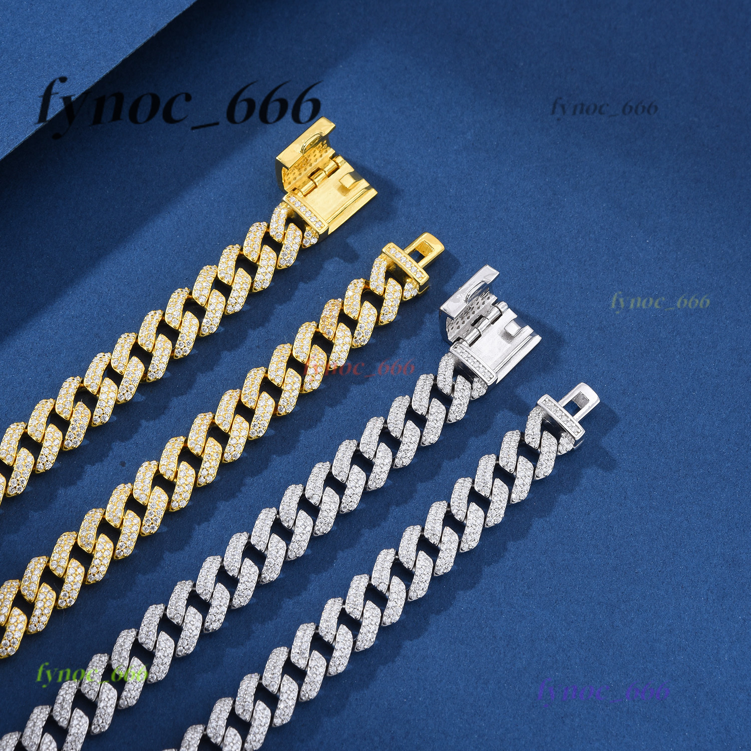 Moissanite Cuban Link Chain Custom Jewelry Miami Real 925 Sterling Silver Cadena Cubana Diamond Cut Hip Hop Necklaces Gifts