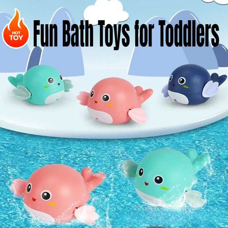 Classic WindUp Bath ToysAdorable Swimming Animals for Toddlers Bathtub Games for 13 Year Olds with Cute Ducks Sea Creatures C250915