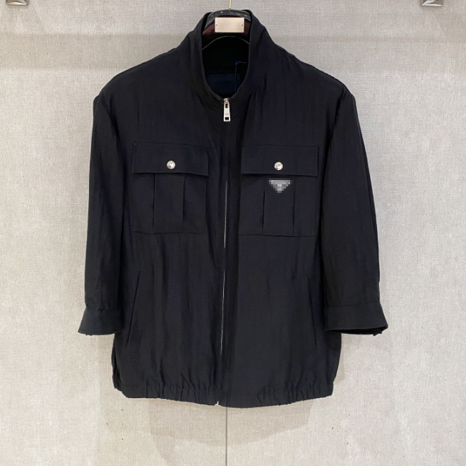 P Brand Denim jacket triangle logo outdoor mens and womens designer brand luxury gift Valentines Fathers Christmas