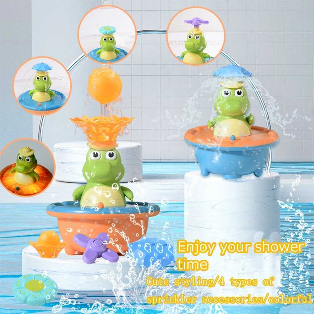 Baby Bath Toys Perfect for Bathtub Fun Pool Sprays 6 Pcs Water Jet Style Cute Crocodile Shape Infant Ideal Holiday Gift C250915