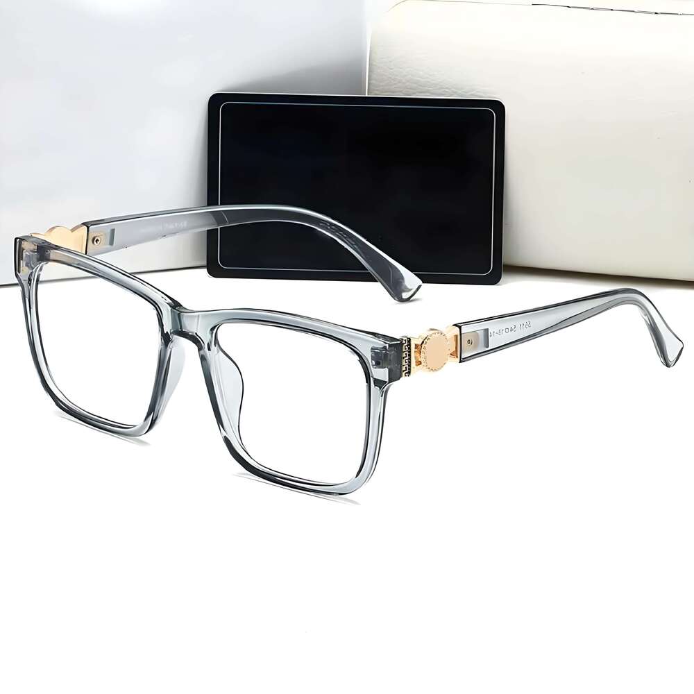 Retro Round Lens Sunglasses for Women Men, 2024 Trendy Designer Clear Frame Glasses Good quality