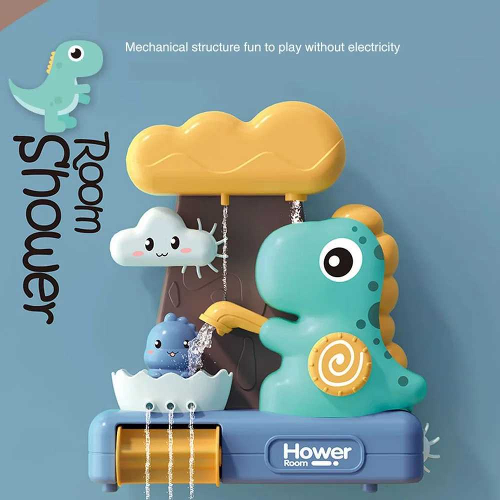 Baby Bath Toys Cartoon Animal Dinosaur Bathroom Water Toys for Children Bath Shower Head Bathe Play Water Game Toys for Kids C250915