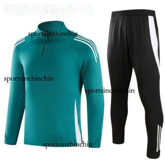 2025/26 Season New Football Sportswear Adult Training Running Set Adult Half-Zip Long-Sleeve Casual Match Outfit Kit Jersey