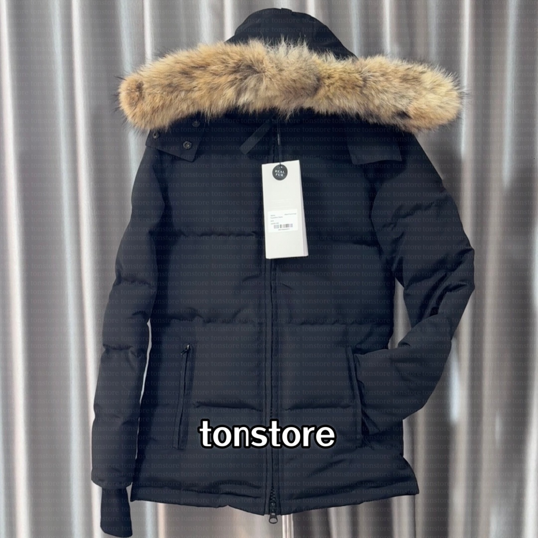 Women Puffer canada Jackets Designer down Jacket goosecoat women Winter Parka Coats Real Wolf Fur Outdoor Wyndham Windbreaker coats Outerwear down jackets XS-XL