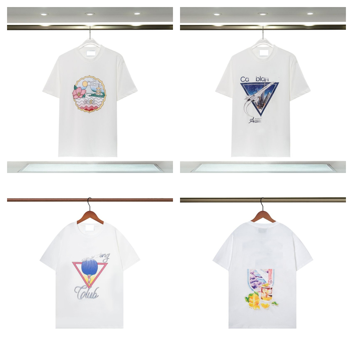 luxury T-shirts man printed letters for men and women short sleeve tshirt Logo Printed tees Hip hop Oversized man Cotton T shirt woman