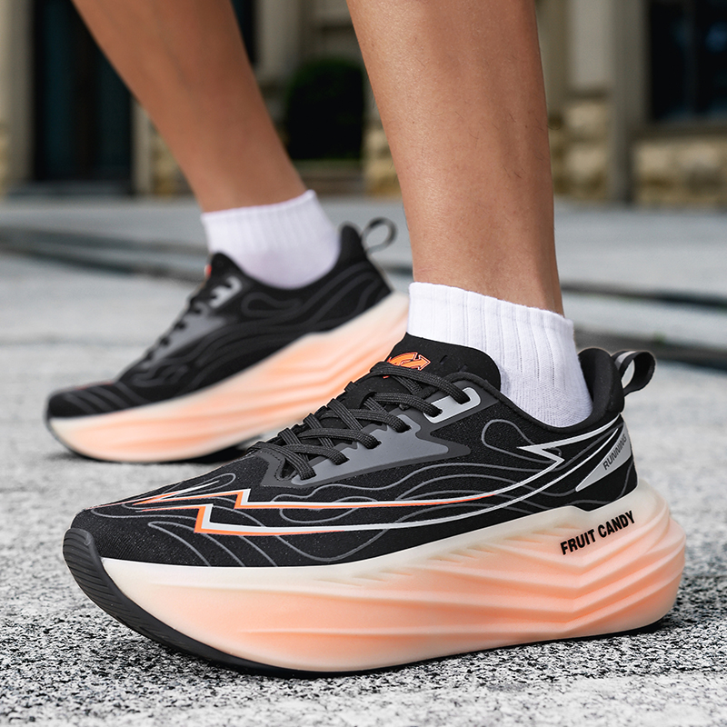 Summer Breathable Mesh Running Shoes for Men - Lightweight Cushioned Sneakers