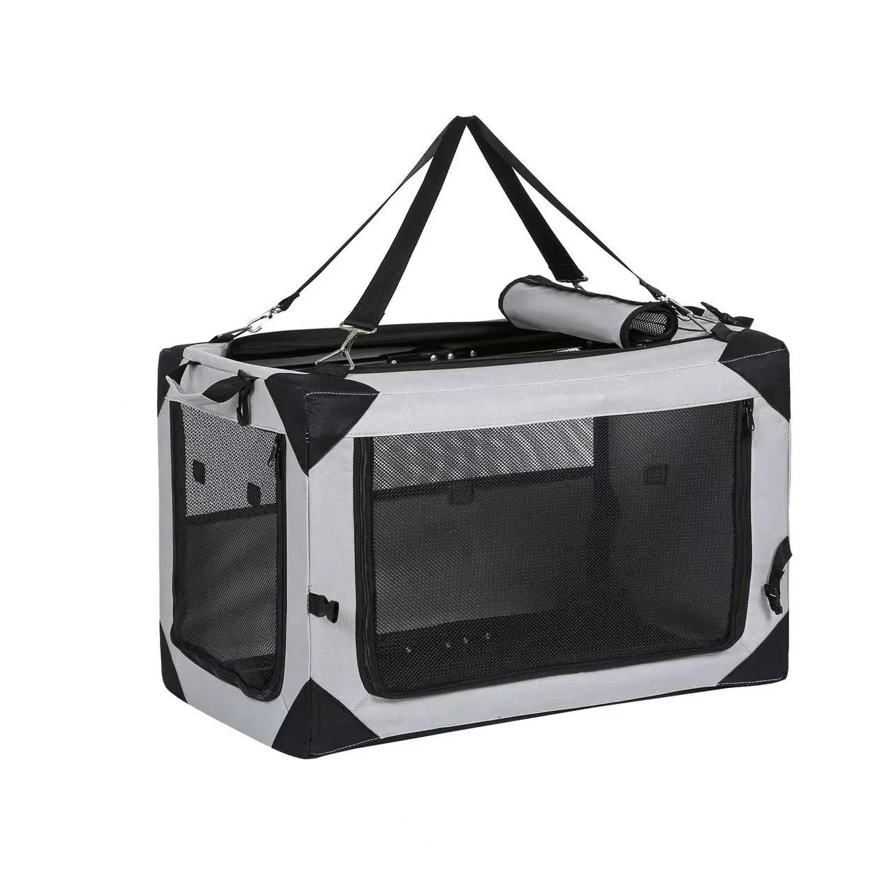 Car cage for outdoor use portable folding cage cat cage dog cage cat nest tent medium-sized dog golden fur teddy bear pet box