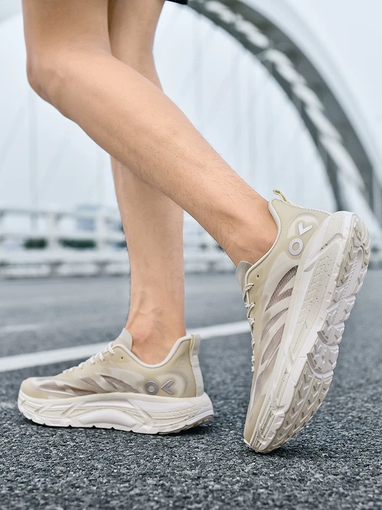 ONKE Women's Running Autumn New Mesh Breathable Couple Sports Soft Sole Shock Absorption Hollow Casual Shoes for Men