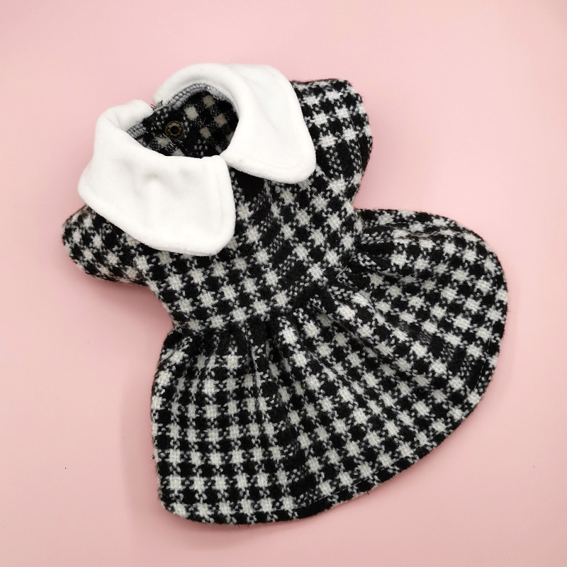 Pet Little Chanel Style Dog Spring and Autumn Maltese Teddy Bichon Pomeranian Puppy Clothes Cat Princess Dress