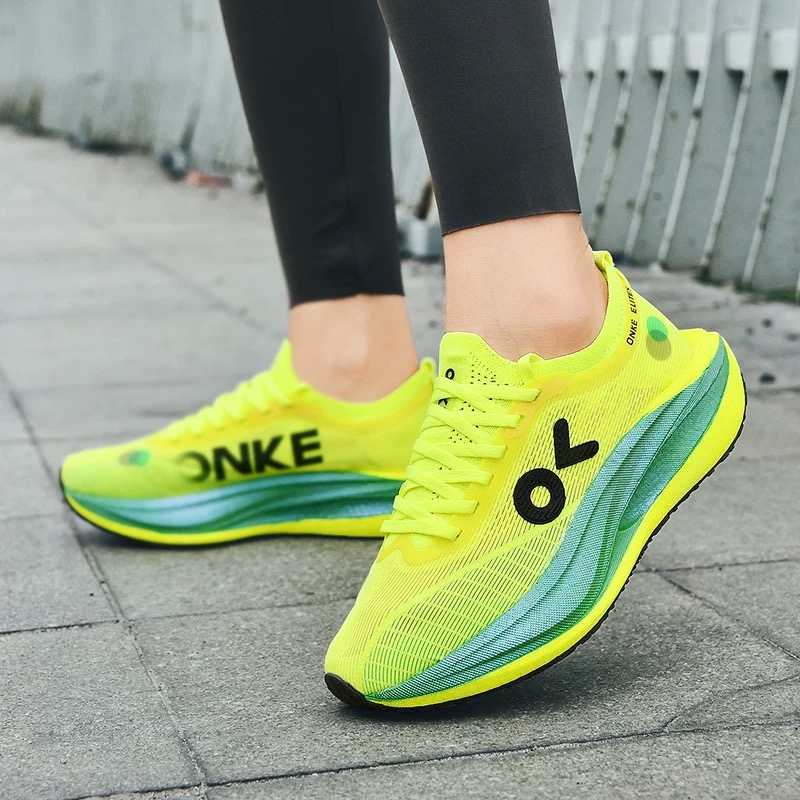 ONKE fashion shoes Women's Summer Lightweight Breathable Carbon Plate Men's Ultra-light Anti-slip Wear-resistant Cushioning Couple Running S