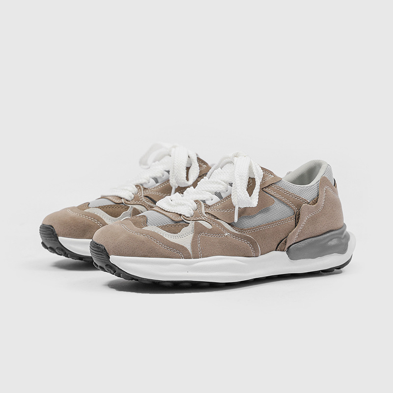 New hot free shipping designer shoes for mens running shoes grey black khaki New fashionable and versatile outdoor casual sports shoes