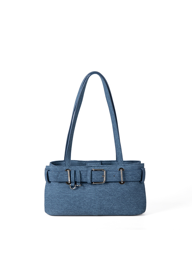 Korean-Style Niche Design High-End Versatile Solid Color Tote 2025 New Magnetic Buckle Shoulder Handbag Underarm Bag For Women