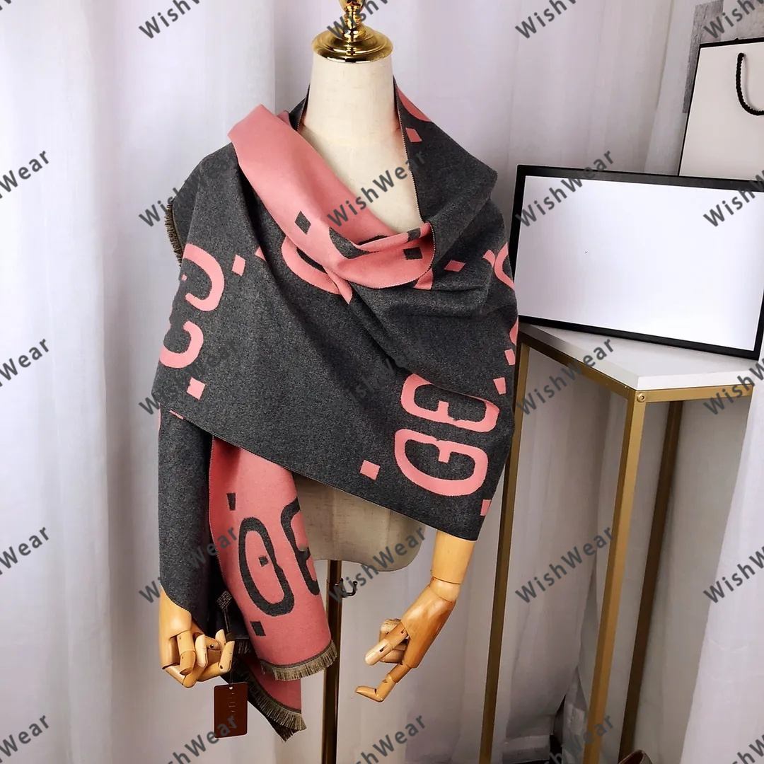 Winter Designer Scarf For Women 100% Cashmere Scarves Warm Womens and mens Long Wraps Classic Letter Man silk scarf designers echarpe 65*180cm