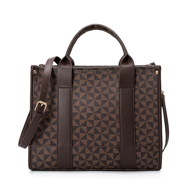 2025 New Light Versatile Shoulder Simple High-End Texture Printed Women's Bag, Casual Commuting And Work Tote Bag