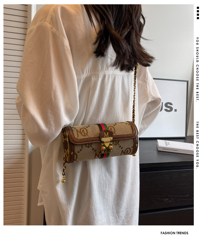 Luxury Brand Designer Bag Korean Version Of Babylon Autumn And Winter New High-End Chain Bag Versatile And Stylish Niche Design Diamond Shoulder Bag