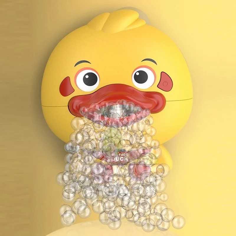 Baby Bath Toys Bubble Machine Duck Music Kids Bath Toy Bathtub Automatic Bubble C250915