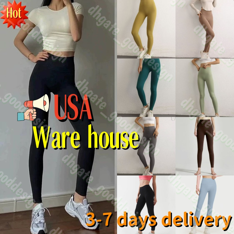 Designer Yoga Pants Yoga Outfit Womens Gym Leggings Tight Pants Womens Workout Soft High Waist Outfits Fitness Sportswear Trouse