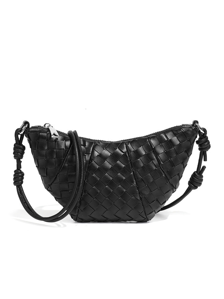 Luxury Brand Designer Bag Dumpling Bag Niche Handmade High-End Woven Crossbody Bag Simple Versatile Underarm Bag Large Capacity Bag For Women