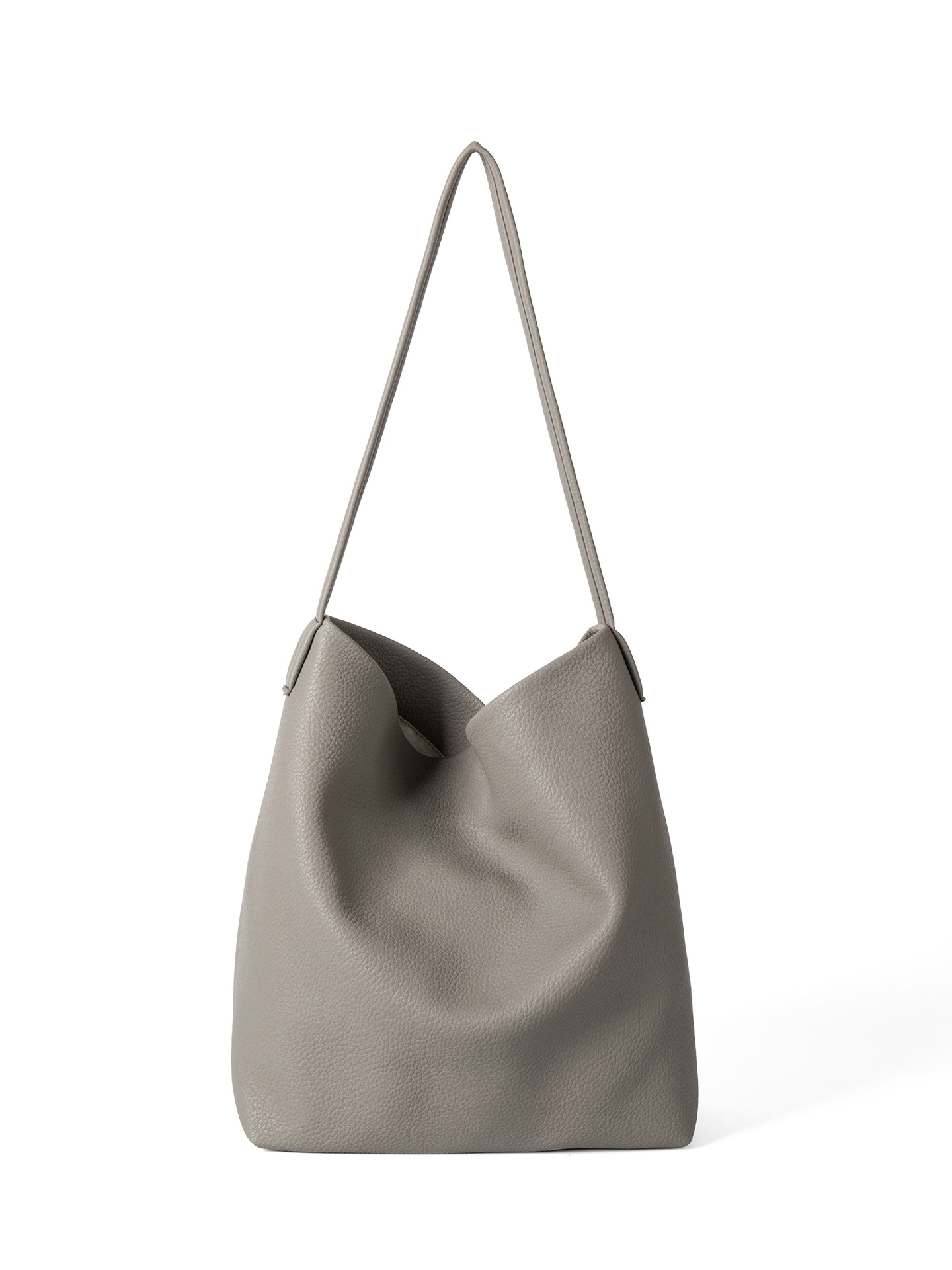 2025 Hot-Selling Korean-Style Large Capacity Soft Leather Tote For Women Unique Design Lazy Style Versatile Handheld And Shoulder Bag