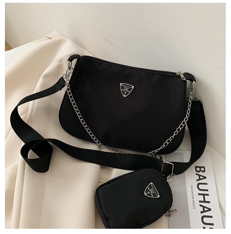 Women's small satchel underarm bag solid color shoulder bag casual bag crossbody women's bag mother and daughter bag