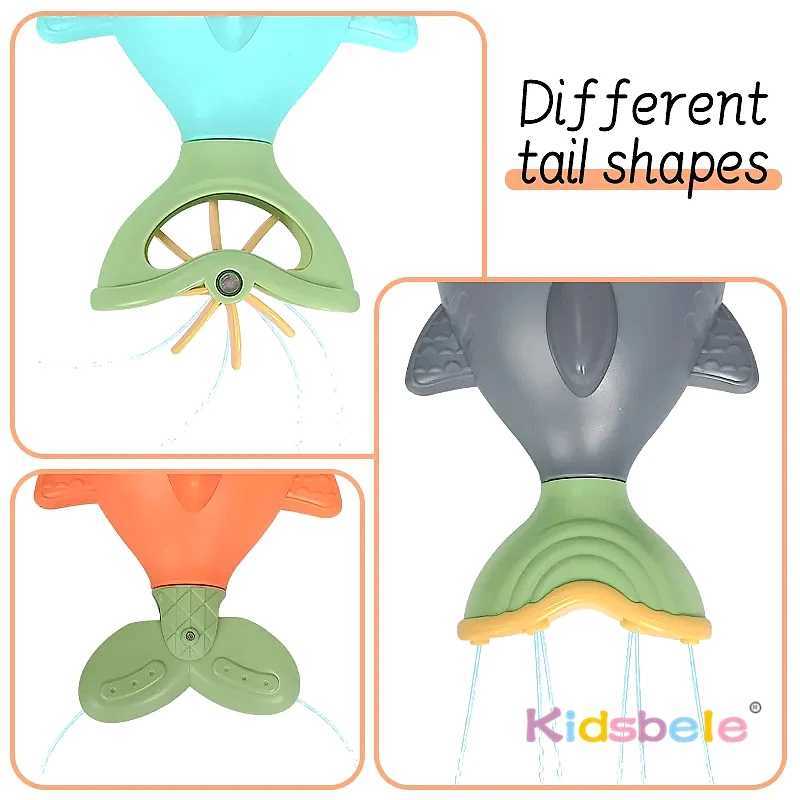 Magnetic Fishing Games Kids Bathtub Bath Toys For Toddlers Floating Swimming Fish Duck Whale Floating Water Toys For Kids Gifts C250915