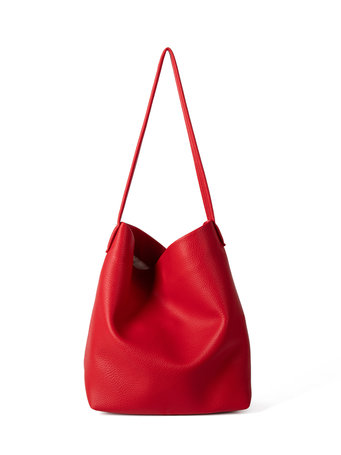 2025 Hot-Selling Korean-Style Large Capacity Soft Leather Tote For Women Unique Design Lazy Style Versatile Handheld And Shoulder Bag