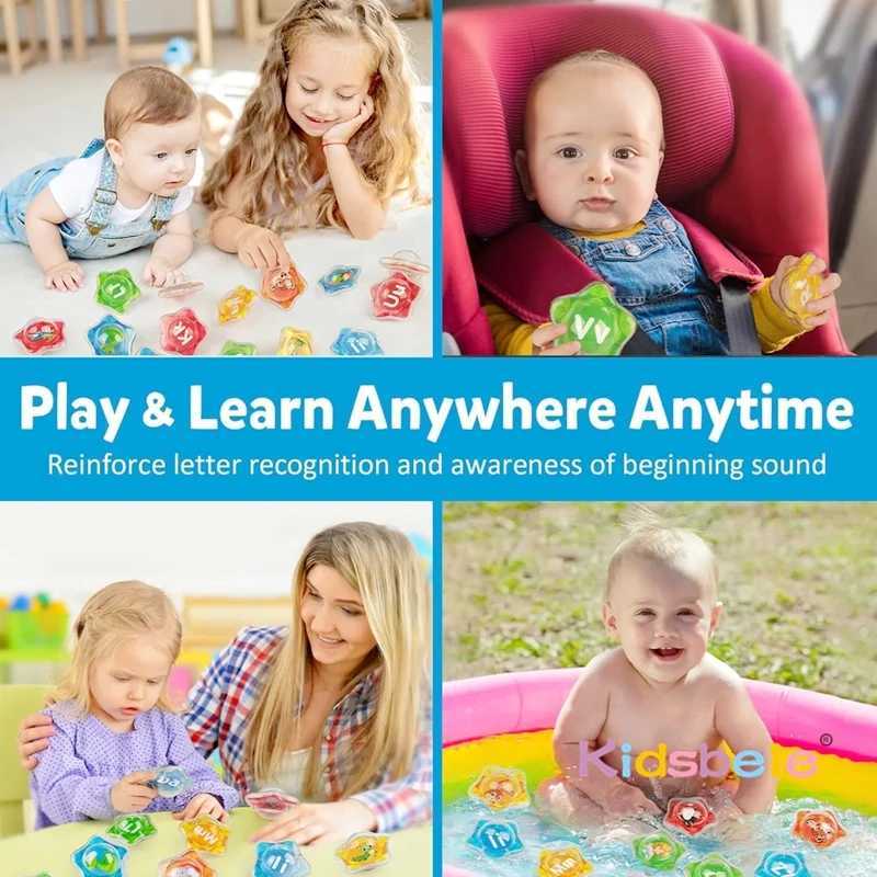 Montessori Early Education Alphabet Letters Number Animal Color Floating Bathtub Toys Swimming Pool Beach Outdoor Learning Toys C250915