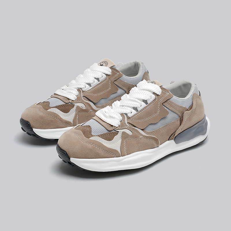 New hot free shipping designer shoes for mens running shoes grey black khaki New fashionable and versatile outdoor casual sports shoes