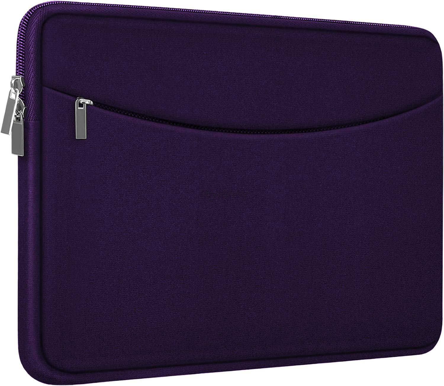 Laptop Sleeve Case 14 inch Shockproof Protective Laptop Cover Briefcase Carrying Computer Bag with Accessory Pocket Portable Computer Sleeve for 14 Ma