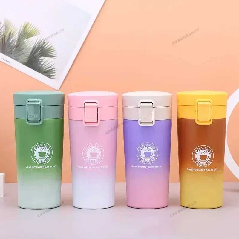 stampup 380ml Thermal Double Wall 304 Stainless Steel Cup Tea Vacuum Flask Water Bottle Leakproof Thermos Mug Coffee F250915 W260226
