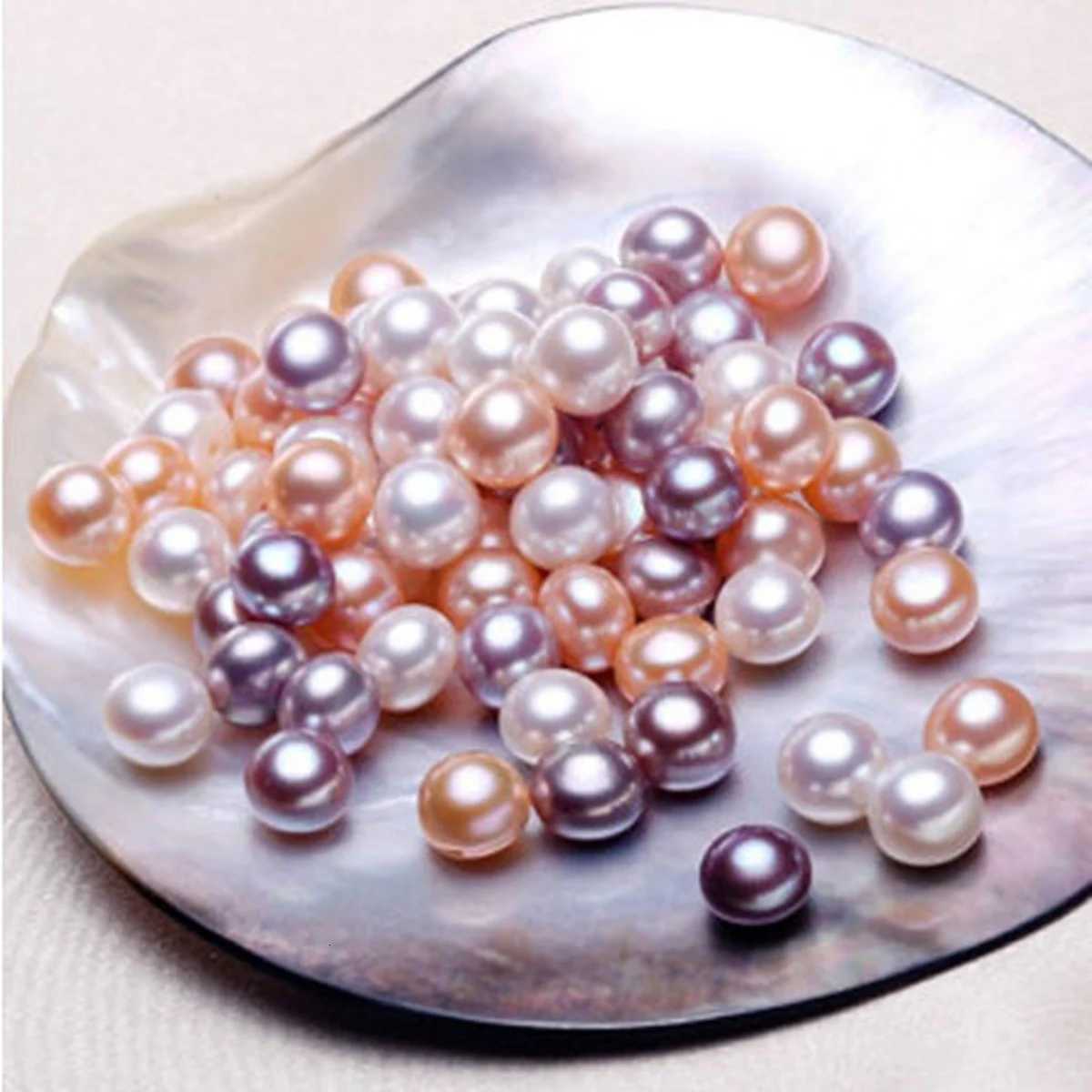 Women Freshwater Pearl Earrings Stud with 925 Sterling Silver Needle Real Fresh Water Cultured Pearls Ear Studs Girl Color SizeXJ250915