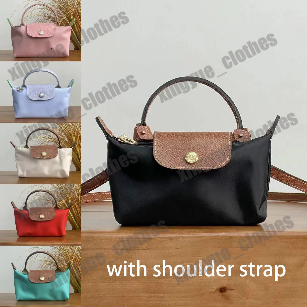 Designer Bags Nylon Shoulder Mini Tote Women Handbag Beach Bag Travel Flap Purse Key Wallet Waterproof With Strap